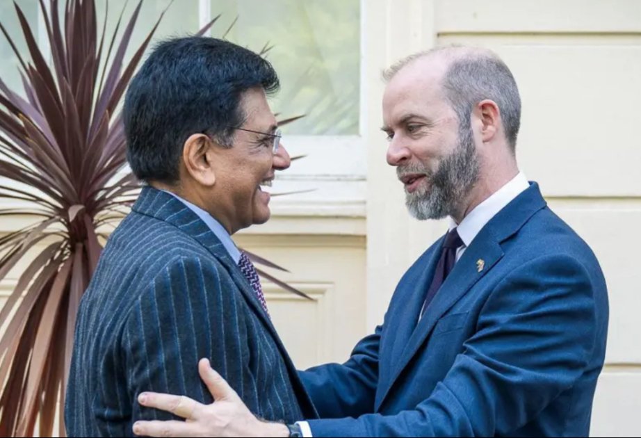 Britaniya və Hindistan arasında ticarət sazişi imzalanıb