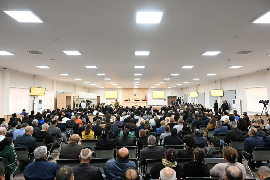 Məhkəmədə Ermənistan ordusunun Azərbaycan ərazilərini işğal etməsi, mülki əhalini qətlə yetirməsi faktları ilə bağlı ifadələr dinlənilib